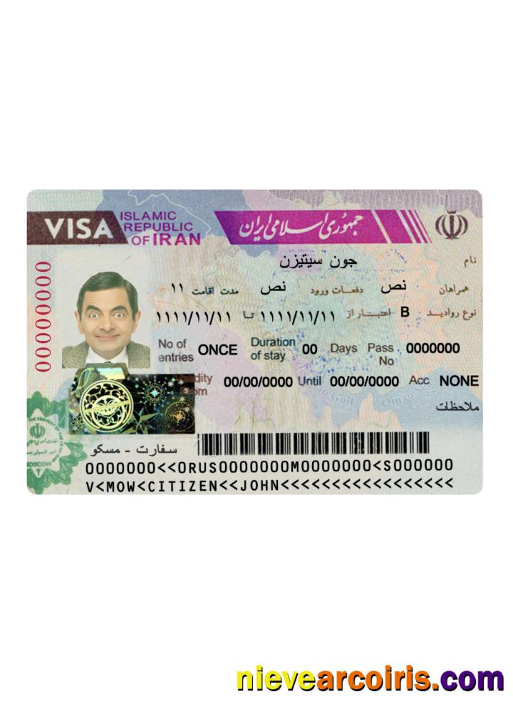 Iran travel visa
